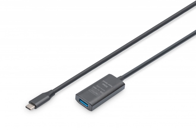 Aktywny kabel przedłużający USB 3.2 Gen1 5Gbps USB-C - USB-A, 5m