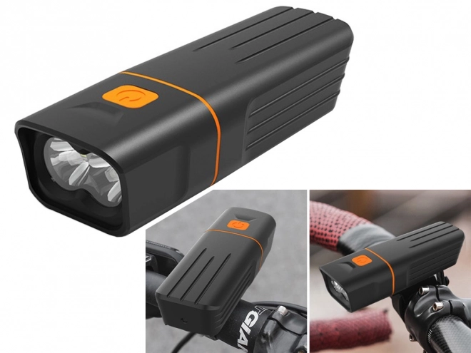 Zestaw przedniego i tylnego światła LED do roweru z ładowaniem USB