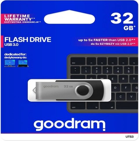 Pamięć USB GOODRAM Twister niebieska 32GB