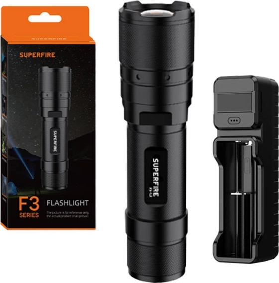 Latarka Superfire o jasności 570 lm