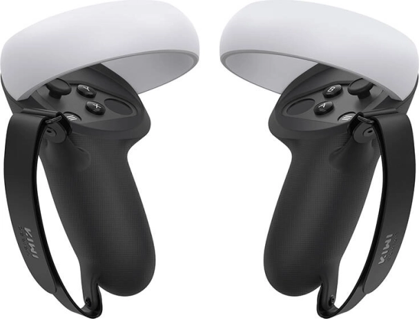 Kiwi Design osłony ochronne z uchwytem do META QUEST 2 – czarne