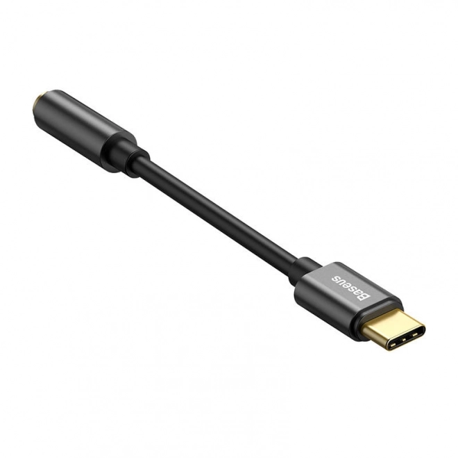 Adapter dźwiękowy Baseus L54 USB-C mini jack 3,5 mm - czarny