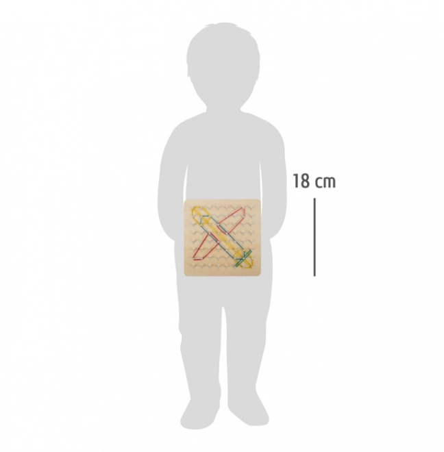 Small Foot Drewniana deska Geoboard