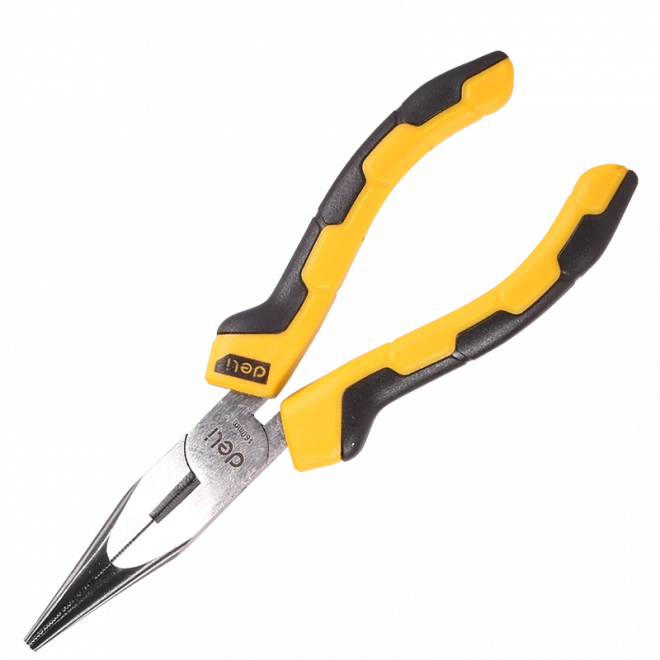 Szczypce długie Deli Tools 6"
