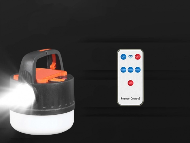 Ładowana lampa kempingowa LED z pilotem