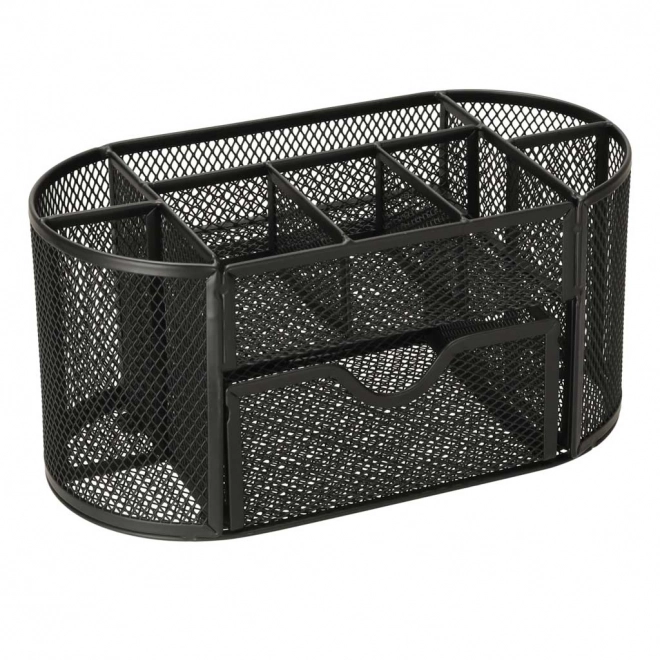 Organizer na biurko metalowy z 9 przegrodami