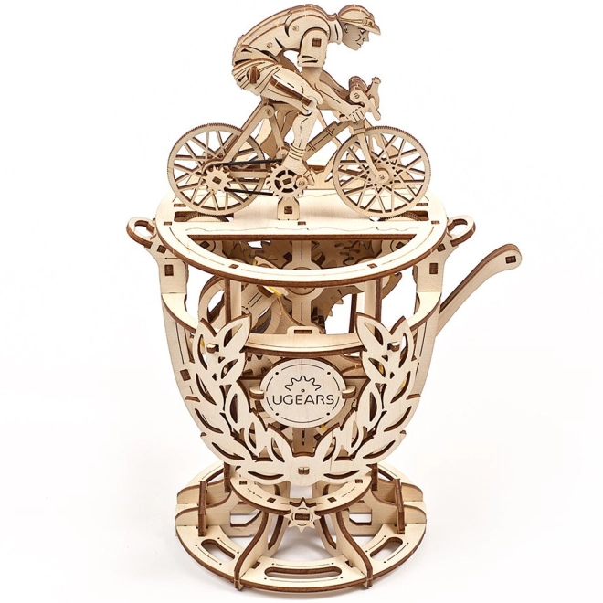 Ruchomy mechaniczny kolarz na trofeum