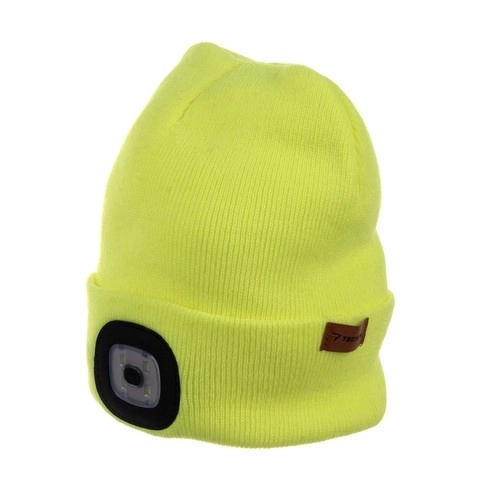 Zimowa czapka z latarką - Żółta Trizand 22664
