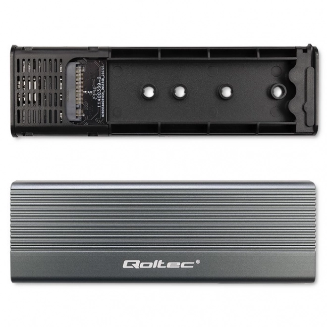 Aluminiowa obudowa na dysk M.2 SSD SATA NGFF USB-C 2TB Szary