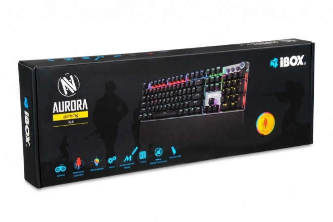 Mechaniczna klawiatura gamingowa Aurora K-4