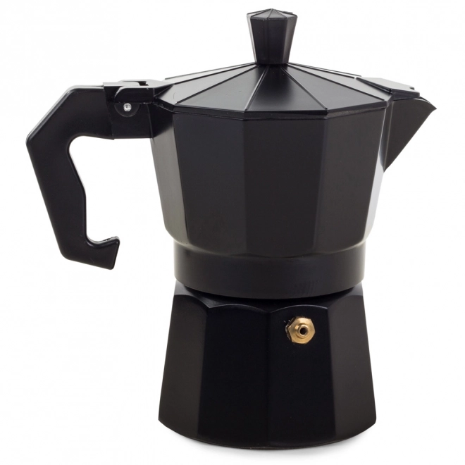 Czarny aluminiowy kawiarce moka 150 ml