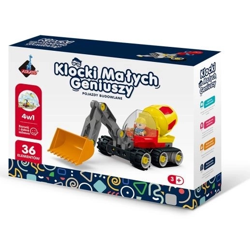Klocki konstrukcyjne 4w1 36 sztuk
