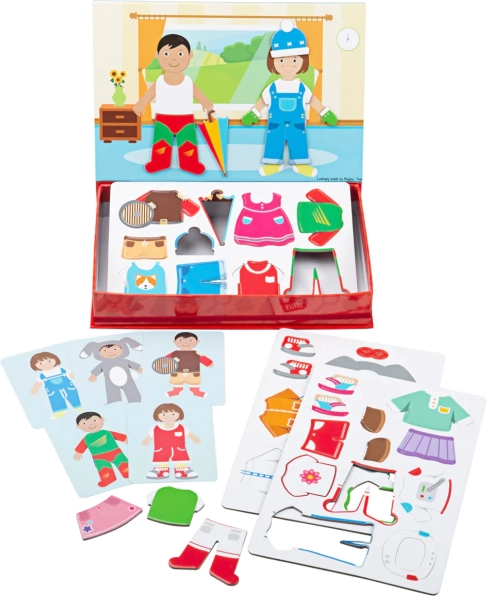 Bigjigs Toys magnetyczne przebieranki puzzle Sukienki