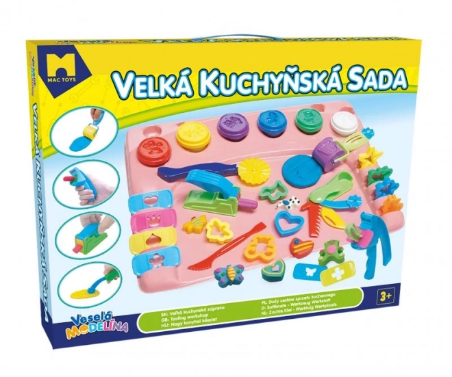 Wesoła modelina: Duży zestaw kuchenny