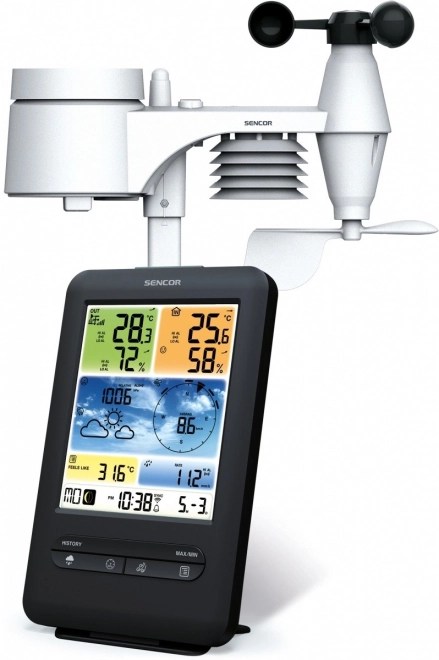 Profesjonalna stacja meteorologiczna z czujnikiem WiFi 5w1
