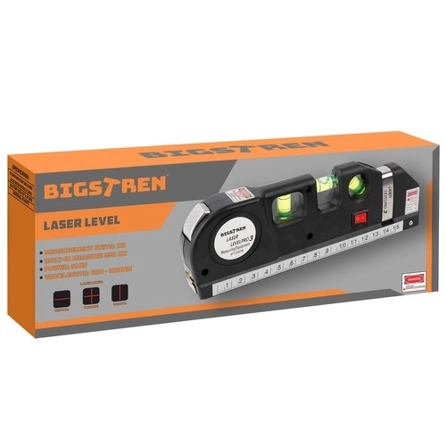 Laserowa poziomica z miarą 250 cm Bigstren 21747