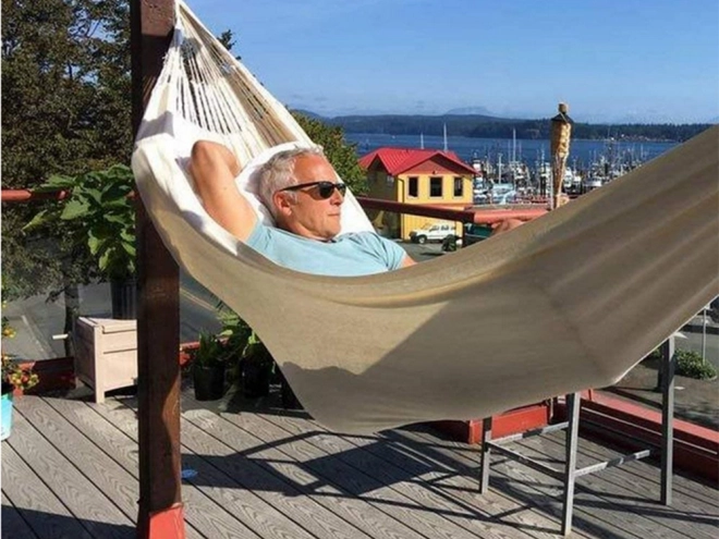Ogrodowa wisząca duża sieć hamakowa