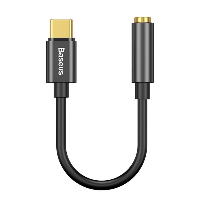 Adapter dźwiękowy Baseus L54 USB-C mini jack 3,5 mm - czarny