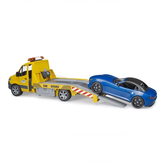Bruder Holownik MB Sprinter z samochodem sportowym
