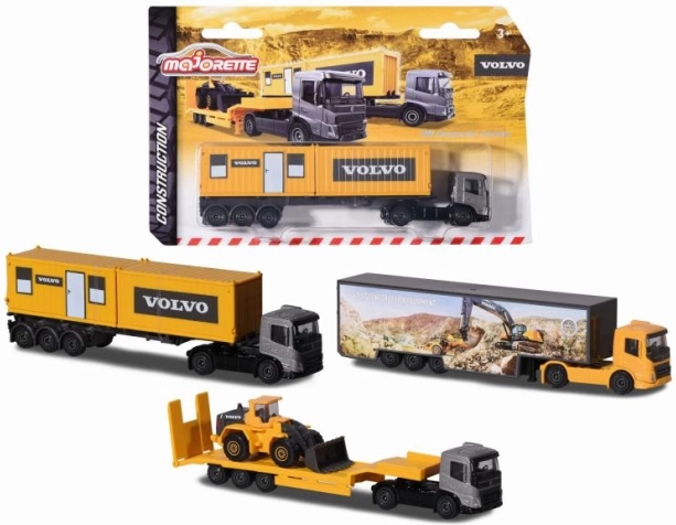 Volvo transporter – metalowy samochód ciężarowy, 3 rodzaje