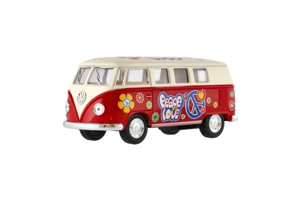 Autobus Kinsmart VW Klasyczny metal/plastik 13cm na napęd wsteczny