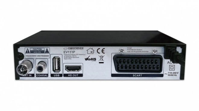 Dekoder DVB-T2 H.265/HEVC Esperanza