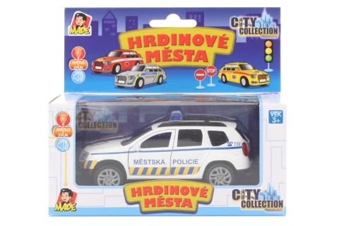 Policja miejska ze światłem i dźwiękiem