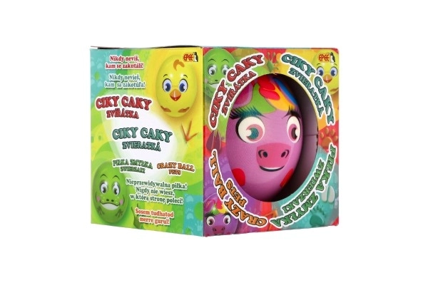 Szalona piłka Ciky Caky 9 cm