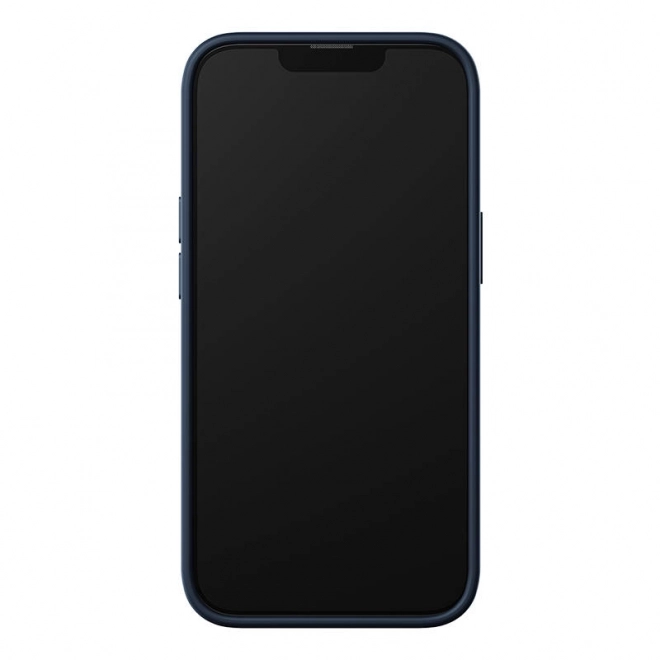 Magnetyczne etui i zestaw szkła hartowanego do iPhone 14 Plus - Baseus Liquid Silica niebieskie
