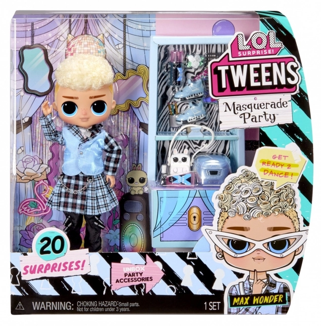 Tweens L.O.L. Surprise! Bal kostiumowy lalka Max Wonder