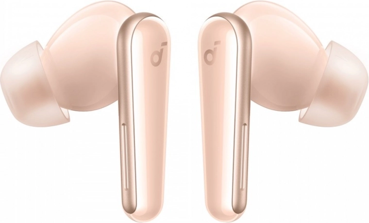 Elegancki design tych różowych bezprzewodowych słuchawek