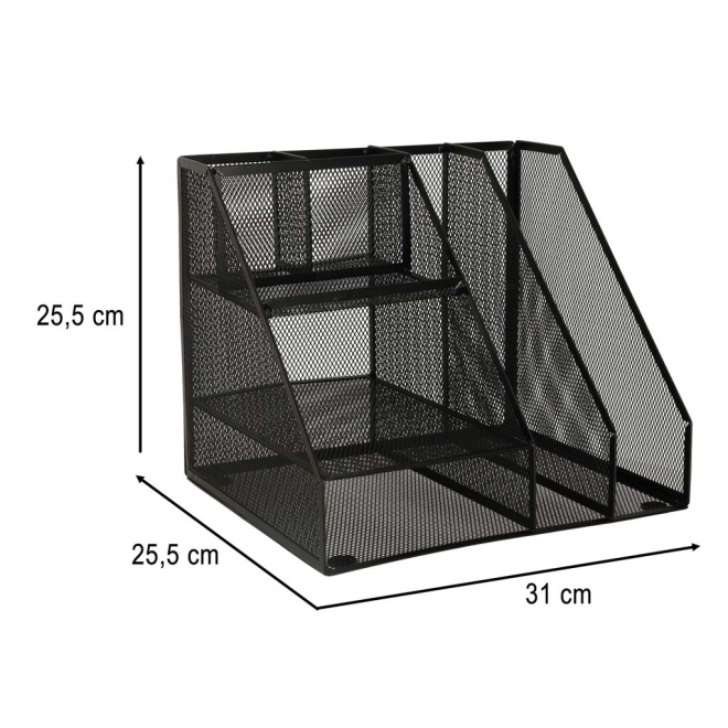 Metalowy organizer na stół A4