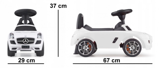 Jeździk Mercedes-Benz SLS AMG biały