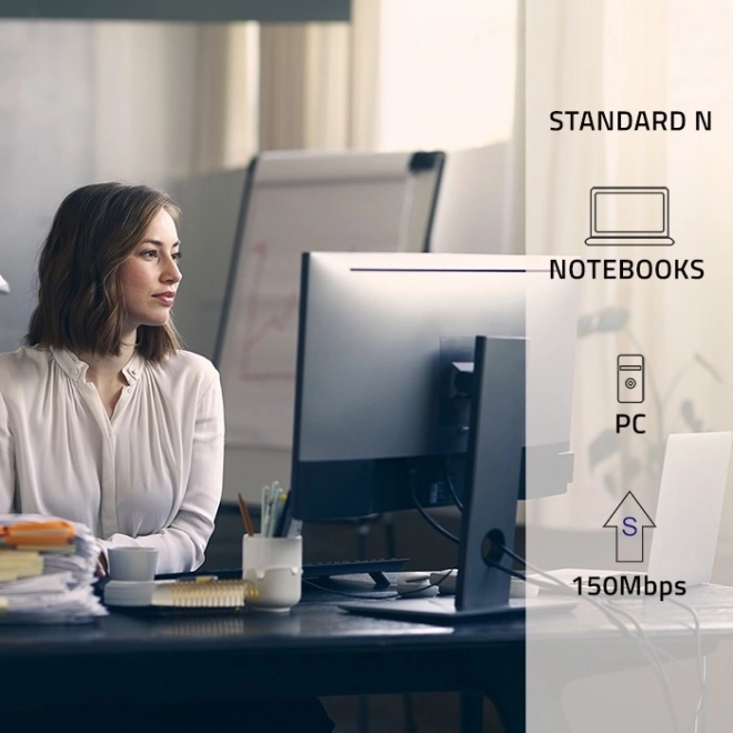 Bezprzewodowy mini adapter Wi-Fi i Bluetooth 4.0 USB