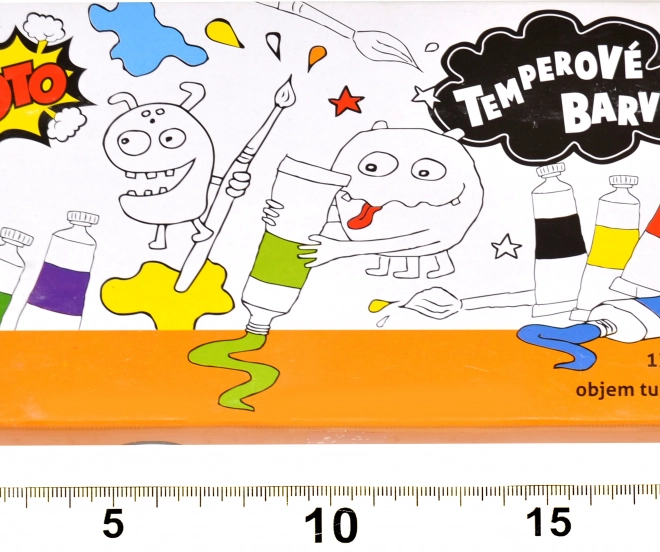Zestaw farb temperowych 12 szt.