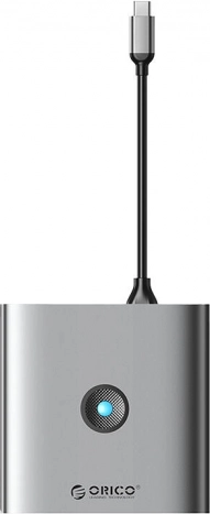Adapter Orico 8w1 HDMI 4K, 3x USB-A 3.0, USB-C, 100W PD, SD/TF