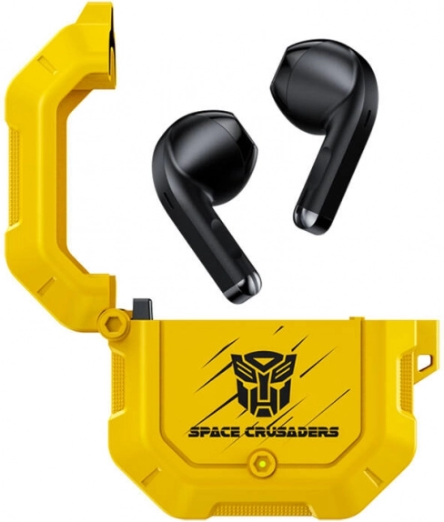 Bezprzewodowe słuchawki TWS TRANSFORMERS – żółte