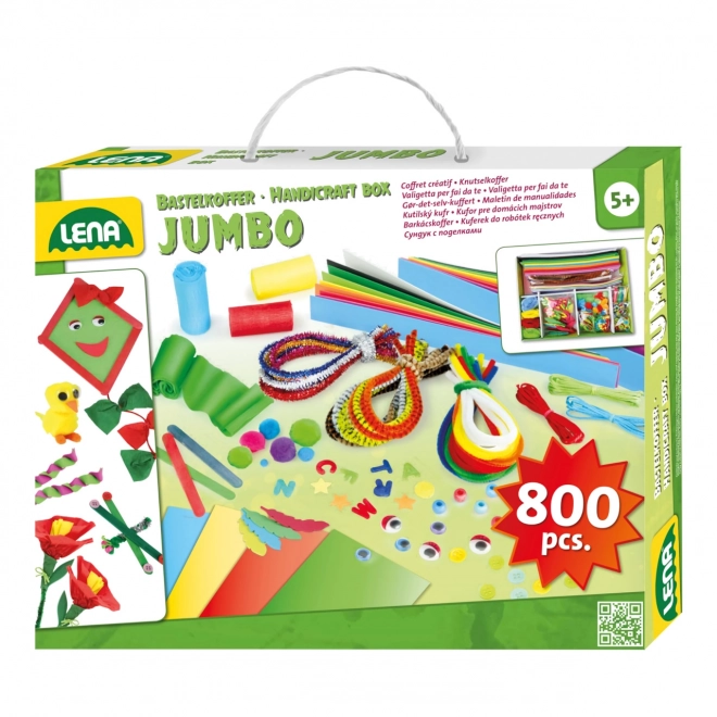 Zielona kreatywna walizka Jumbo Lena - 800 sztuk
