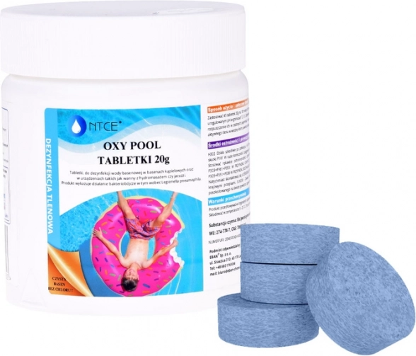Oxy Pool tabletki tlenowe do dezynfekcji wody w basenach i jacuzzi 0,5 kg