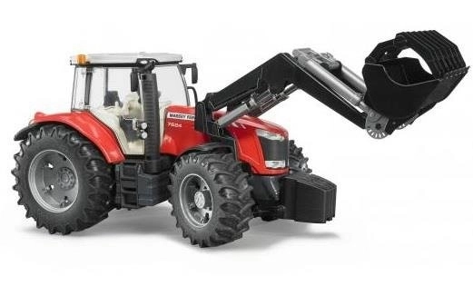 Traktor Bruder Massey Ferguson 7624 z przednim ładowaczem