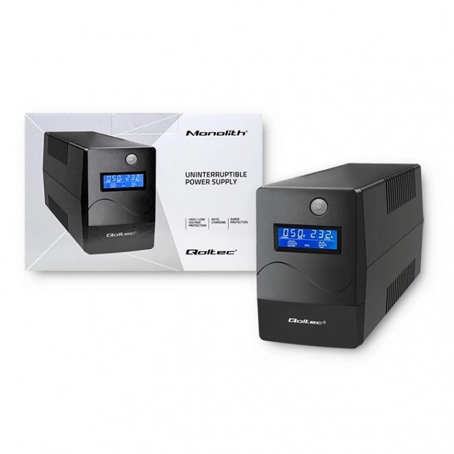 Zasilacz awaryjny UPS Monolith 650VA 360W LCD USB RJ45