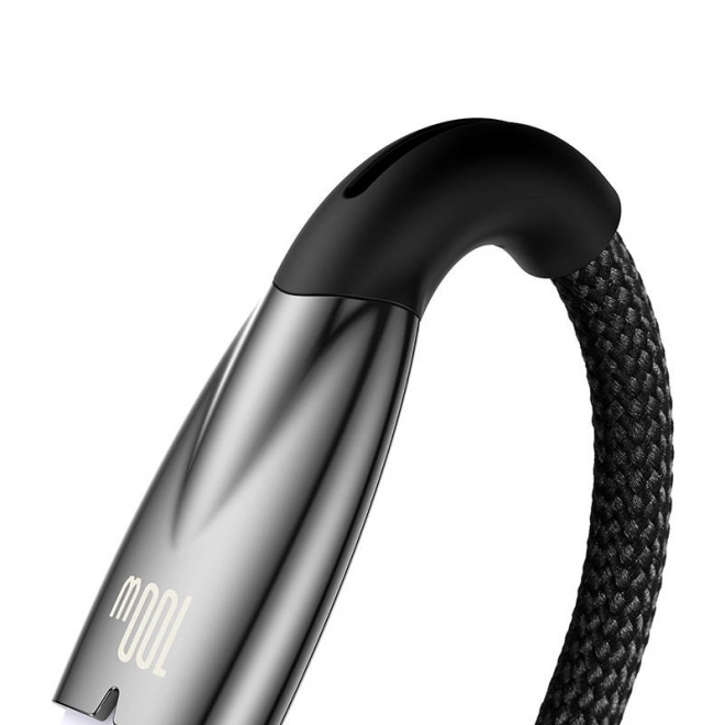 Kabel USB-C Baseus Glimmer 100 W, 2m czarny