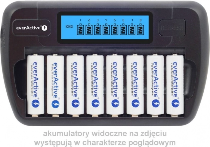 Ładowarka akumulatorów EVERACTIVE NC-800 do 8 AA/AAA