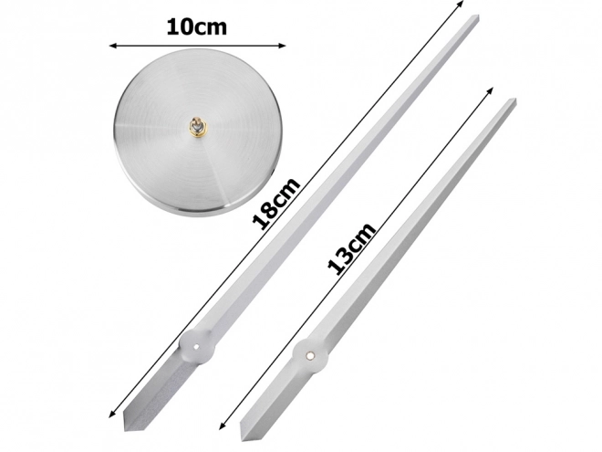 Zegar ścienny 3D naklejka XXL 130 cm cichy