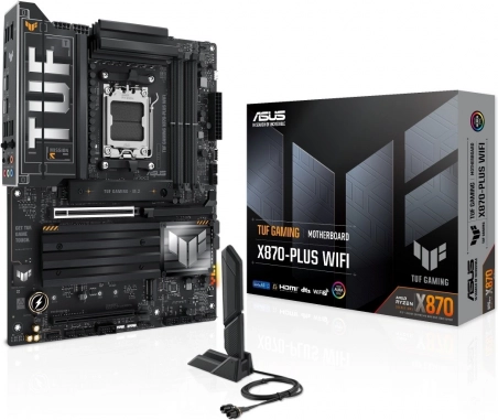 ASUS TUF Gaming X870-PLUS WIFI – płyta główna AM5 z DDR5, HDMI i USB‑C