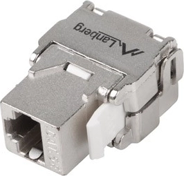 Keystone RJ45 FTP Cat.5e beznarzędziowe gniazdo 180° do puszki montażowej