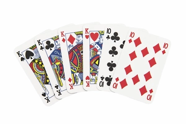 Poker gra towarzyska karty w papierowym pudełku 6x9cm
