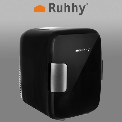 Ruhhy Przenośna czarna mini - lodówka 4L 12V/220V