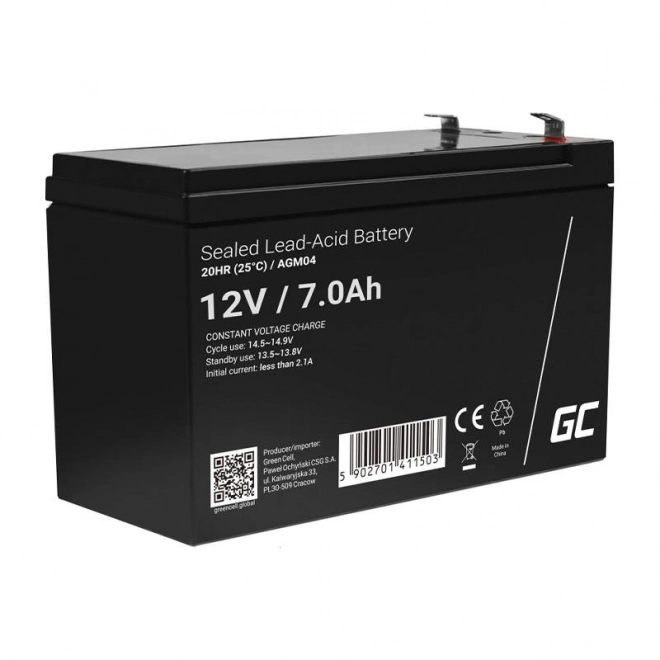 Akumulator AGM 12V 7Ah Bezobsługowy akumulator do UPS ALARM