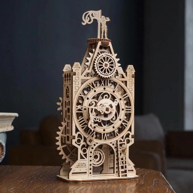 Ugears 3D drewniane mechaniczne puzzle Wieża Zegarowa